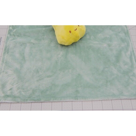 Rene Rofe Baby Pear Security Blanket Green White Striped Velour Lovey - Picture 3 of 10